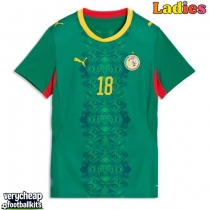 Senegal Ismaila Sarr #18 Replica Away Shirt Ladies World Cup 2026 Short Sleeve
